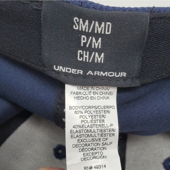 Under Armour Auburn Tigers Fitted Baseball Cap Hat Size Small / Medium EUC - Picture 8 of 8